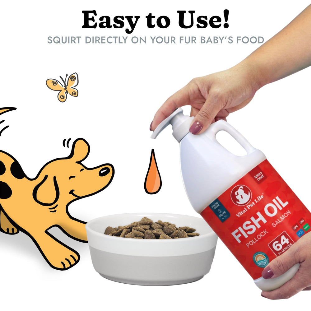 Vital Pet Life goutte au bout d'une cuillère texture fluide bénéfice nutritionnel