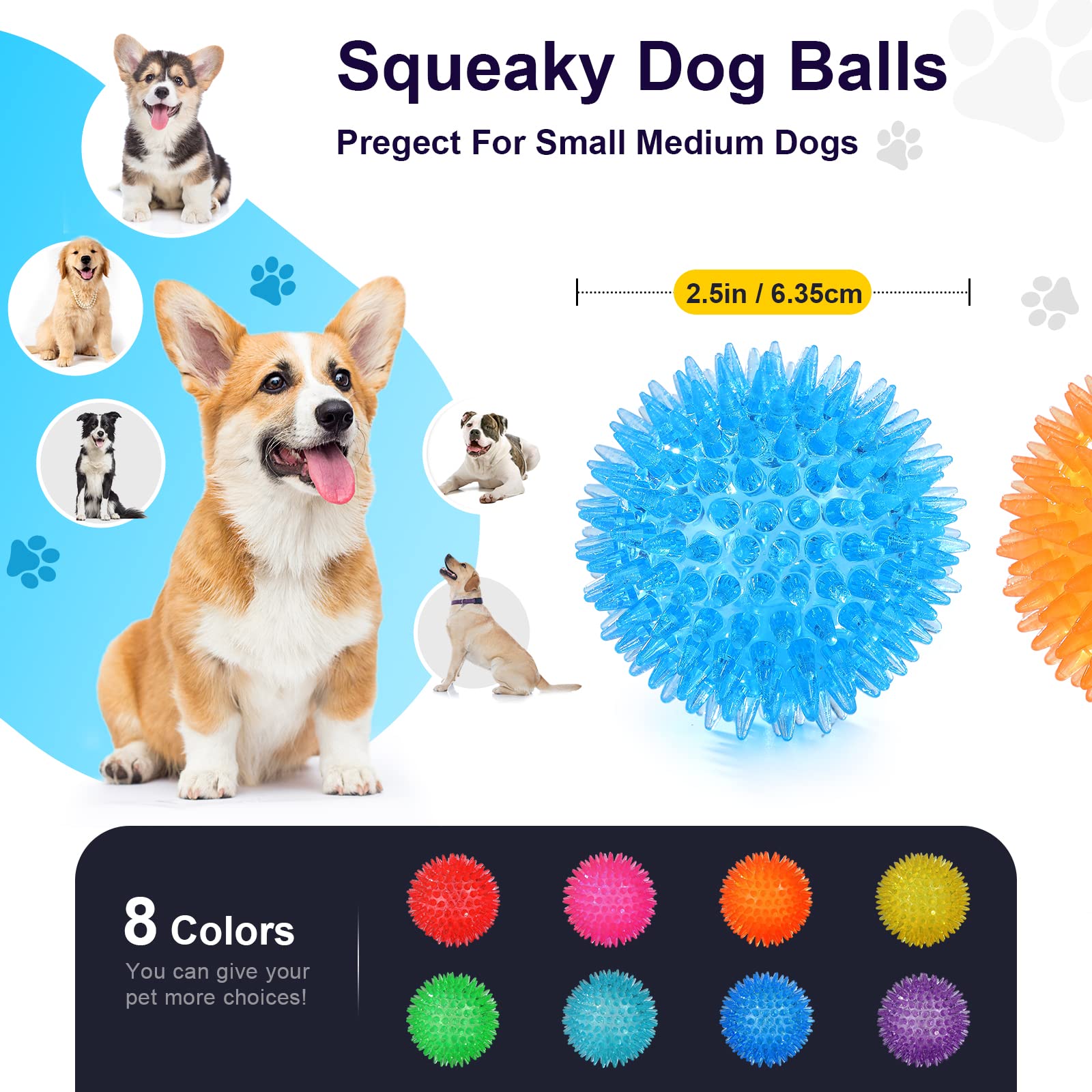 VITEVER assortiment de 8 couleurs pour attirer et varier le jeu