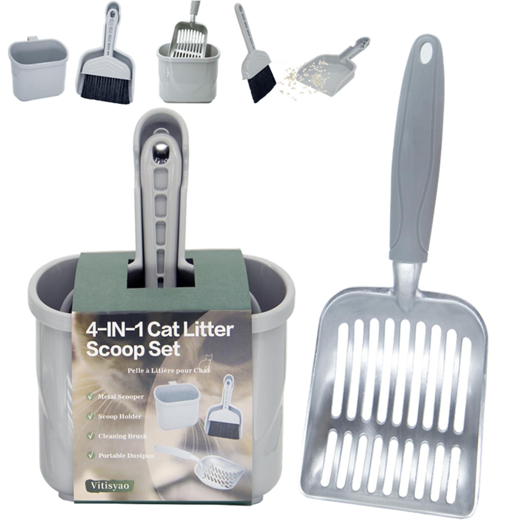 Vitisyao face du kit gris montrant rangement compact et praticité