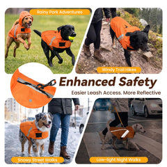 VIVAGLORY capuche ajustable repliée pour protection flexible