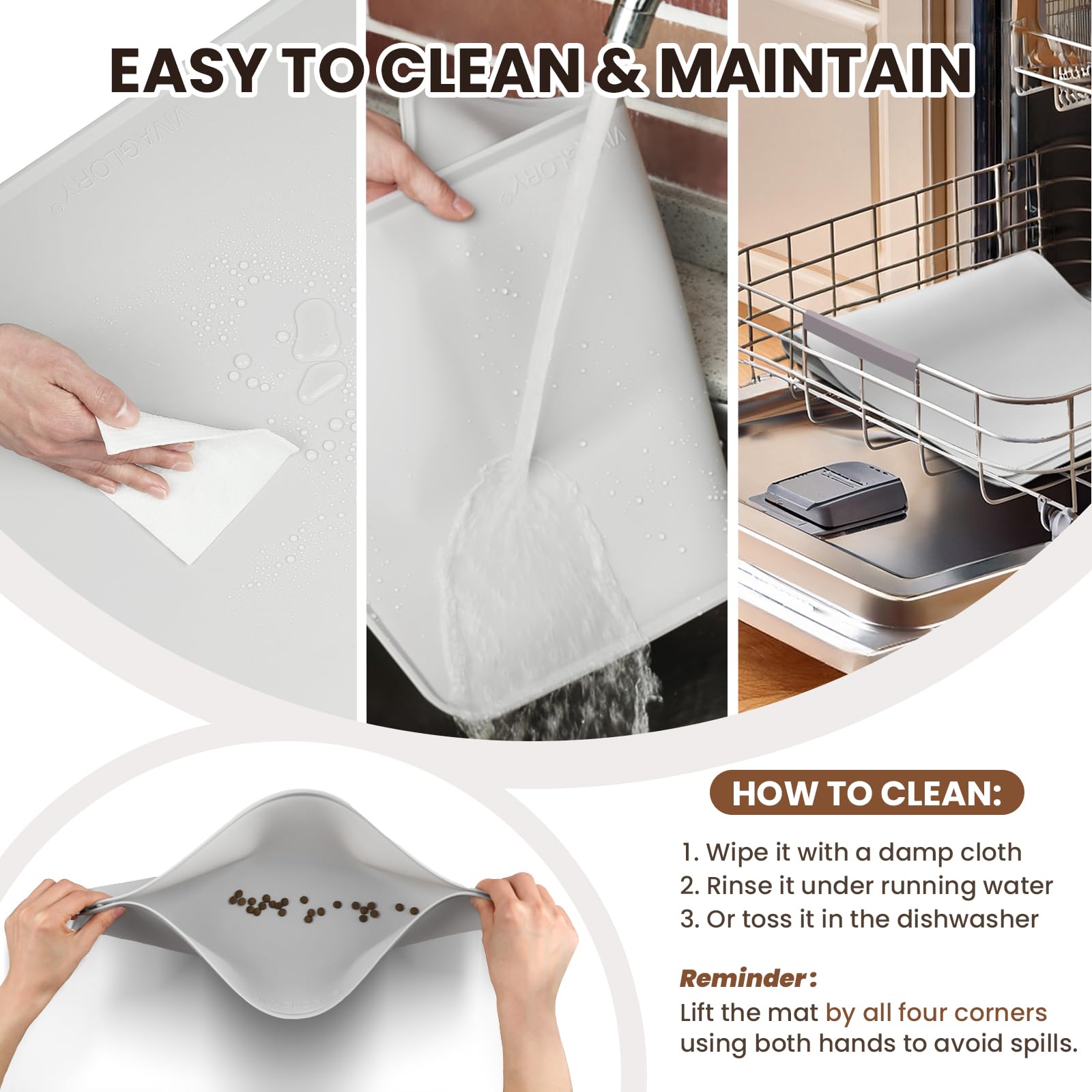 VIVAGLORY tapis enroulé soulignant portabilité pratique pour voyages