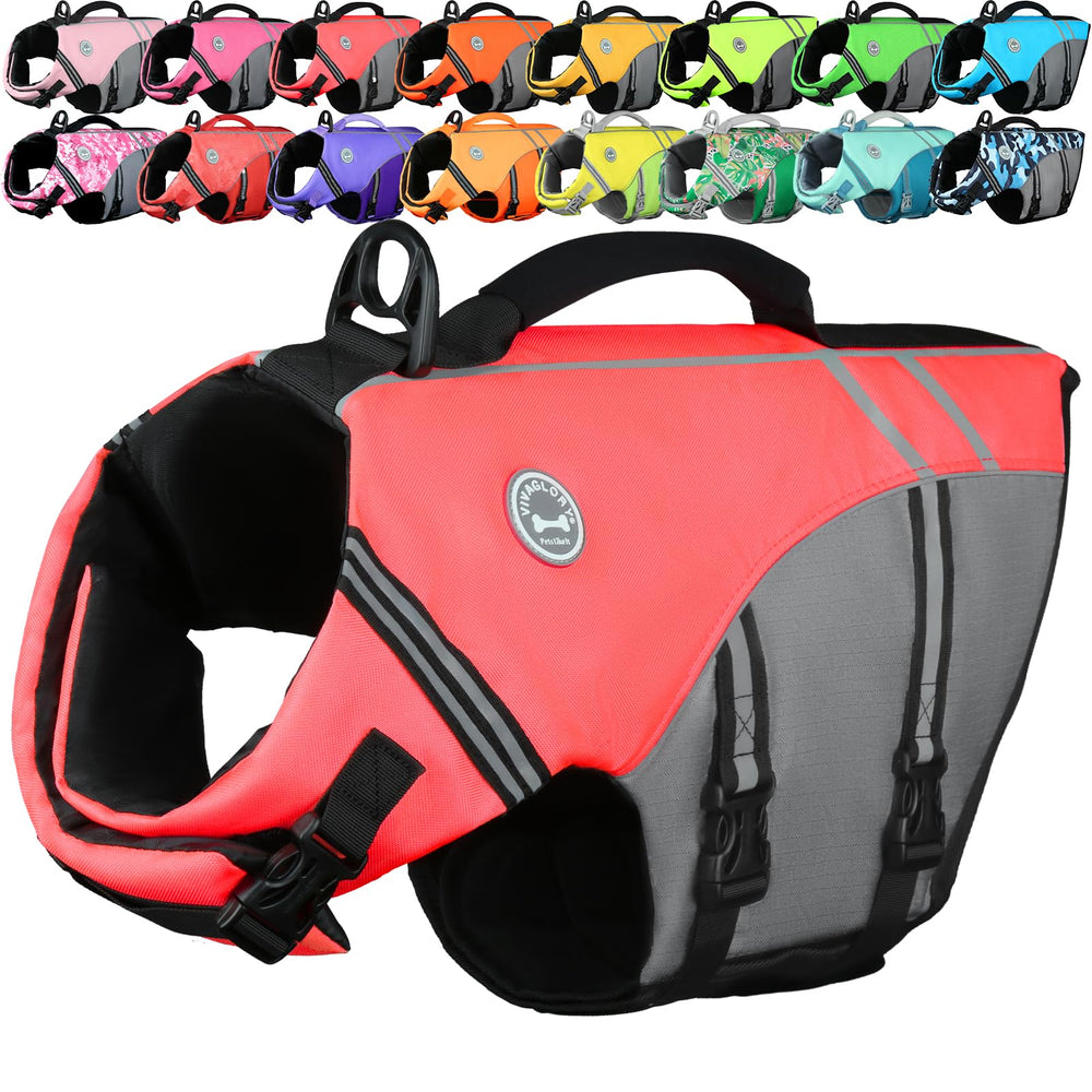 VIVAGLORY gilet chien vue frontale montrant maintien et visibilité