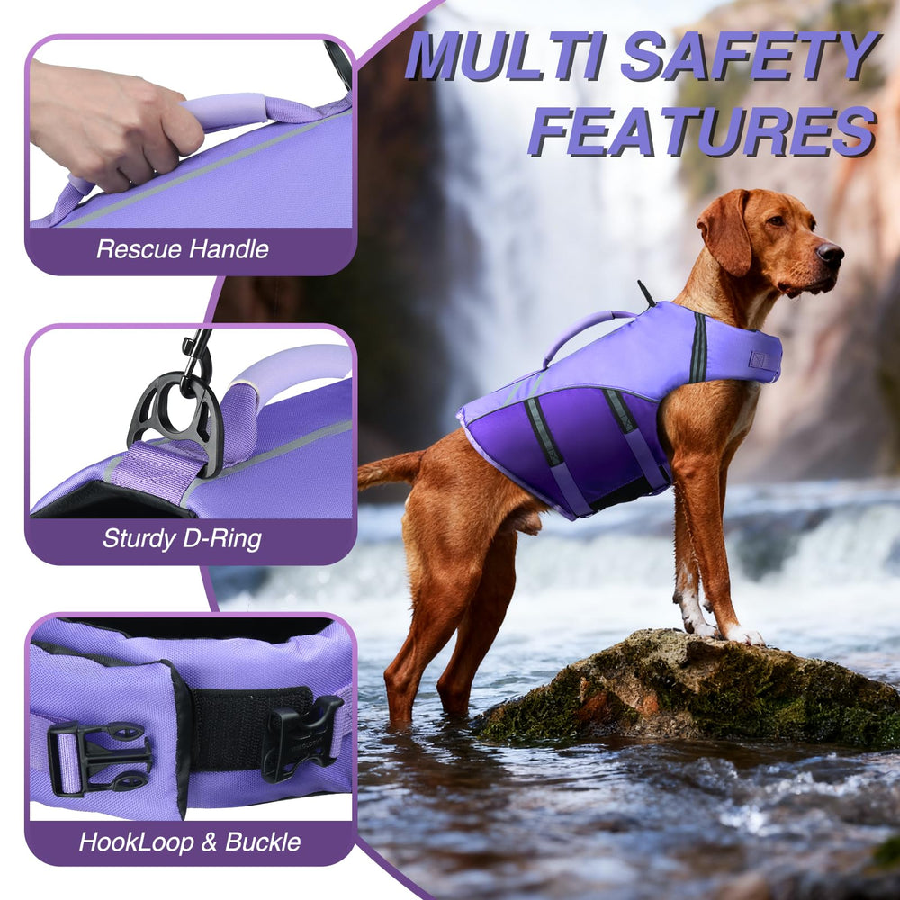 VIVAGLORY chien nageant avec gilet pour apprentissage serein