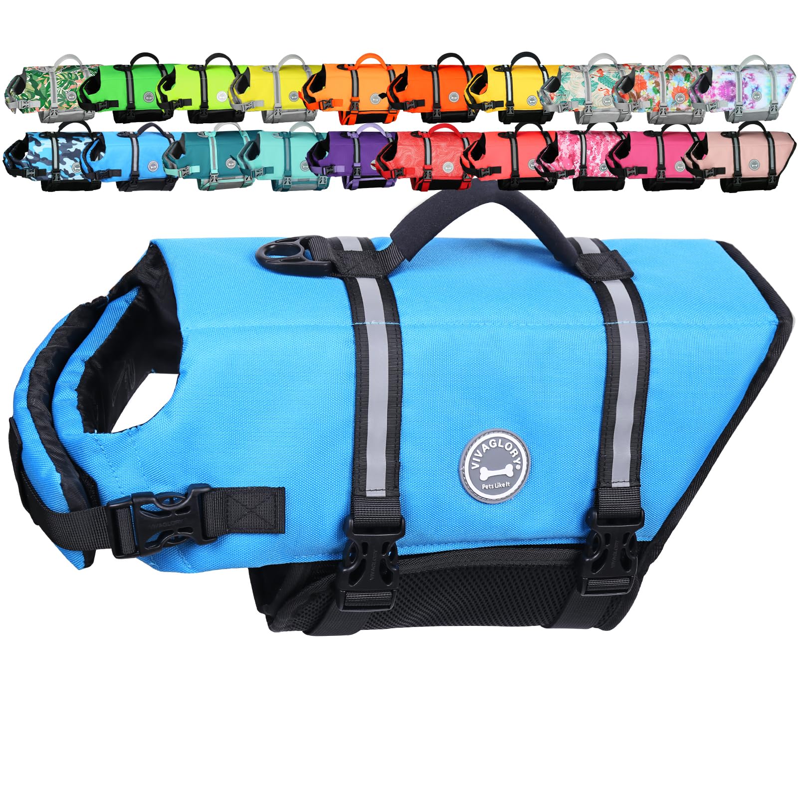 VIVAGLORY gilet face avant montrant coupe sécurisante et confort