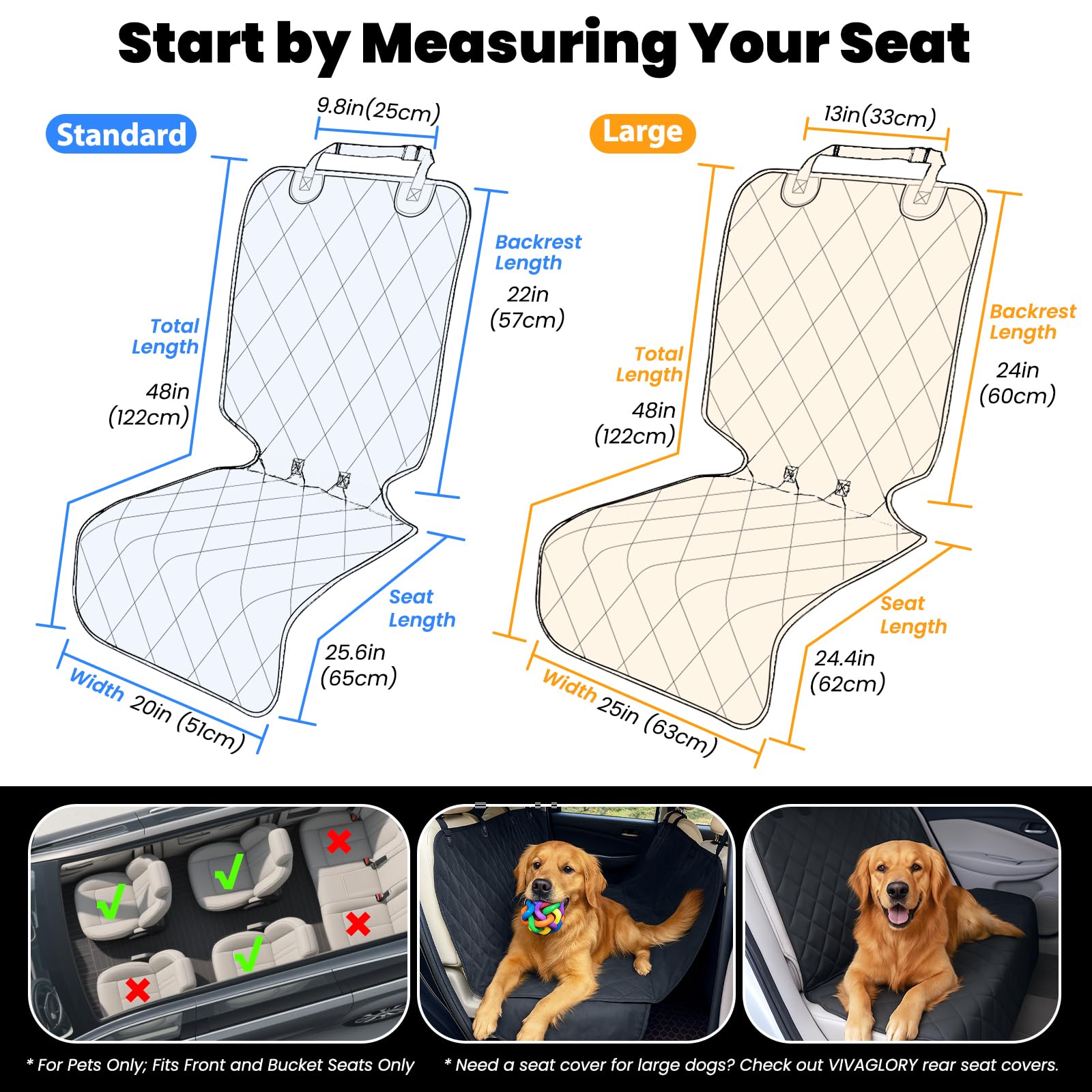 VIVAGLORY ouverture pour ceinture d'attache facilitant sécurité canine