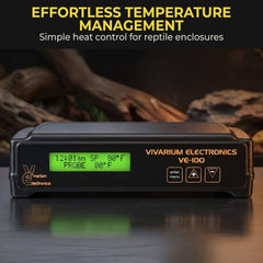 Vivarium Electronics VE-100 prise mise à la terre et fusible remplaçable pour sécurité