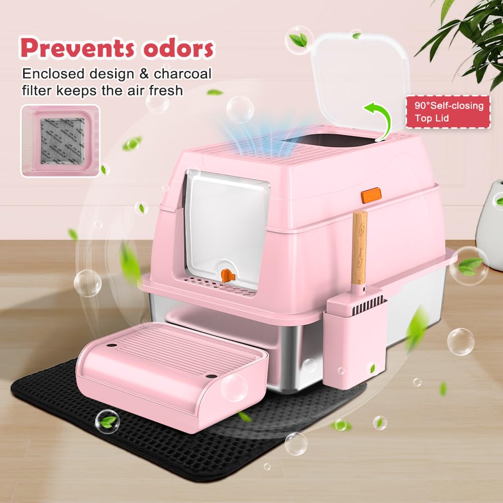 Vivifying tapis nid d'abeille double couche retenant la litière et protégeant sol