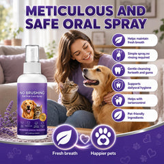Chien recevant Vizela spray en cours d'application, bénéfice routine facile
