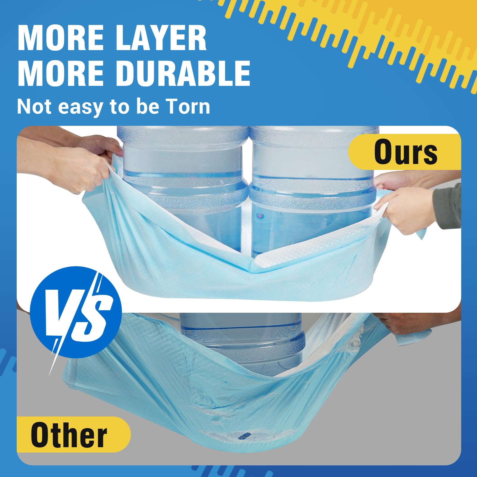 VJJ gros plan texture absorbante pour absorption rapide