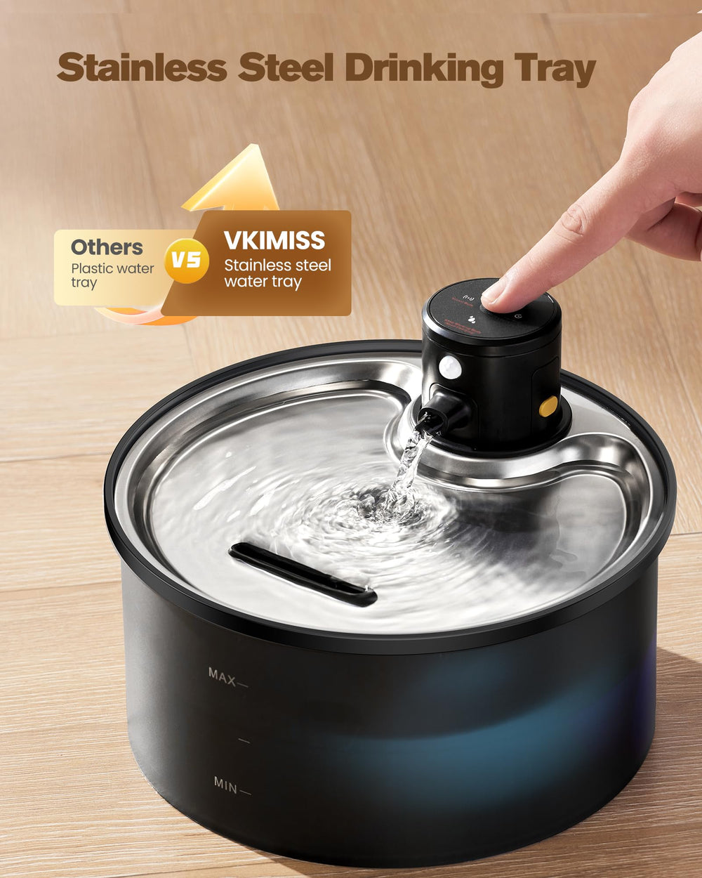 VKIMISS cartouche filtrante multicouche pour eau plus propre et oxygénation