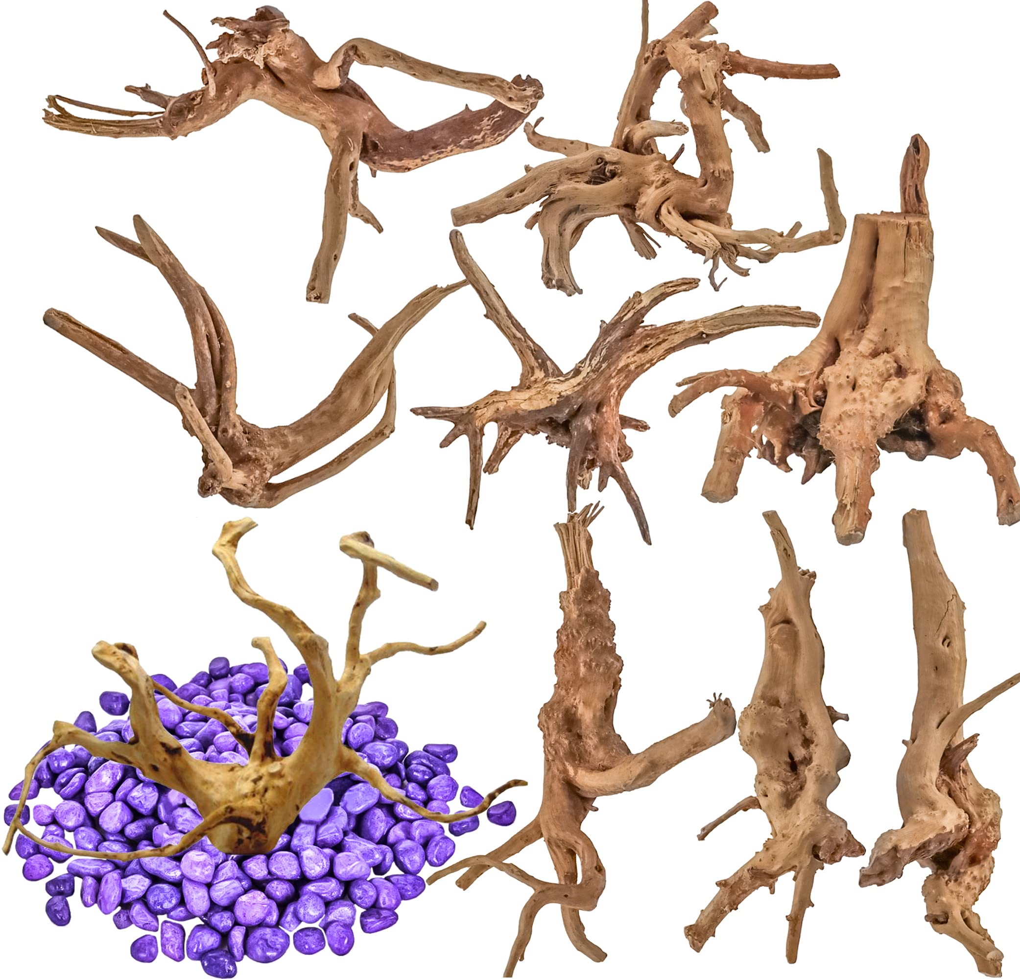 Vmiapxo vue frontale des branches flotté, apporte cachettes naturelles