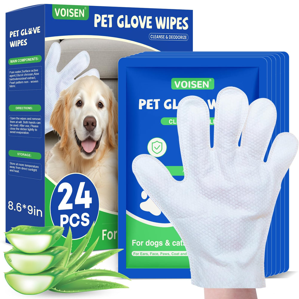 VOISEN emballage avant montrant 24 gants, rangement pratique