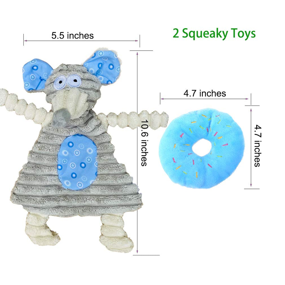 Volacopets beignet détail tissu lavable et doux pour mâchoires