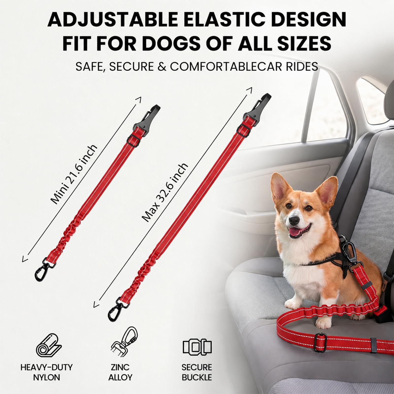 VOYURAN ceinture utilisée dans un SUV pour confort et stabilité