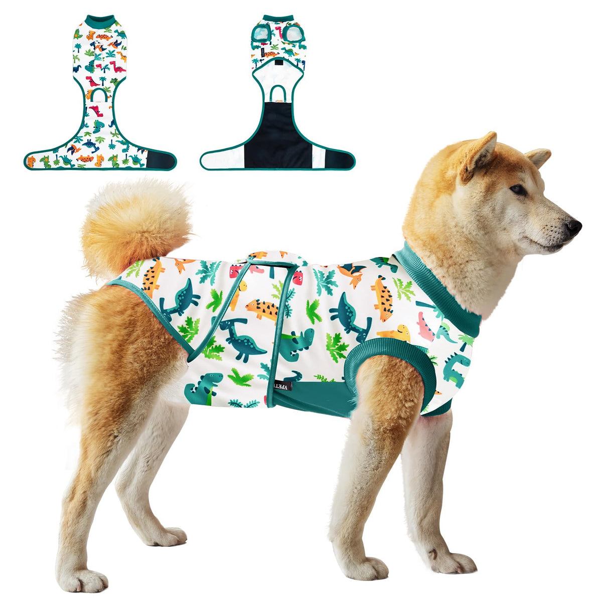V.PET.B.R combinaison frontale montrant coupe protectrice pour convalescence