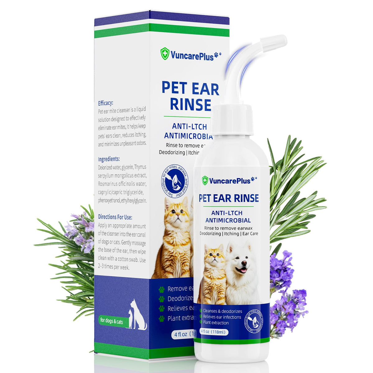 VUNCAREPLUS emballage avant montrant format 118 ml et usage pratique