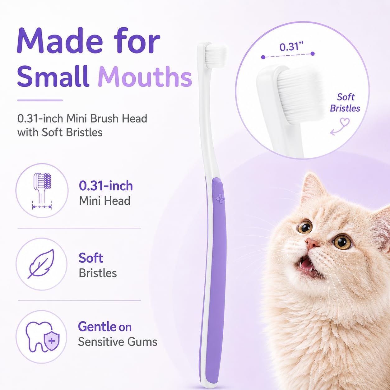 VVHOMIFE tube de dentifrice enzymatique 75 g saveur coco-poulet appétente
