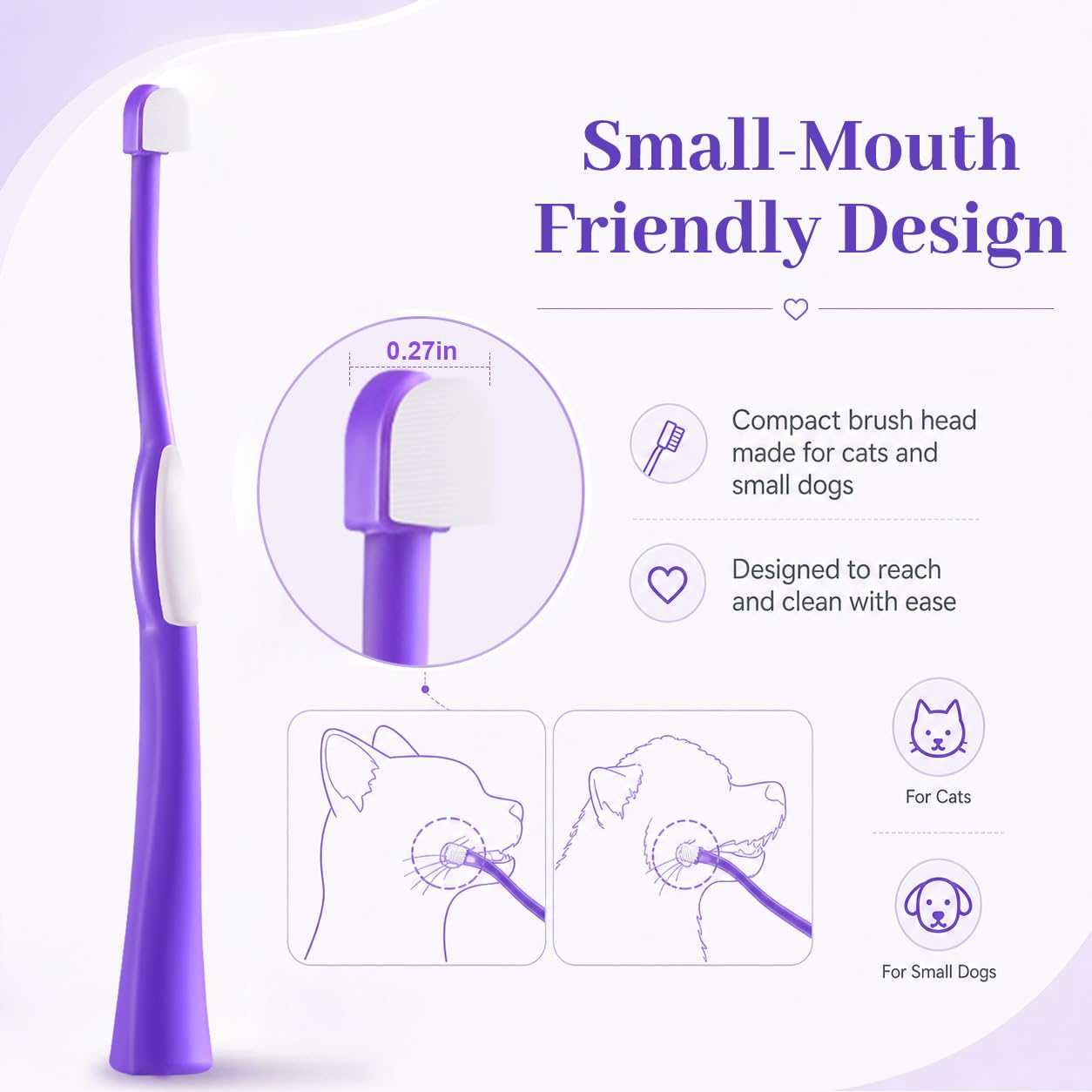 VVHOMIFE poils ultra-doux détail illustrant nettoyage délicat et confort