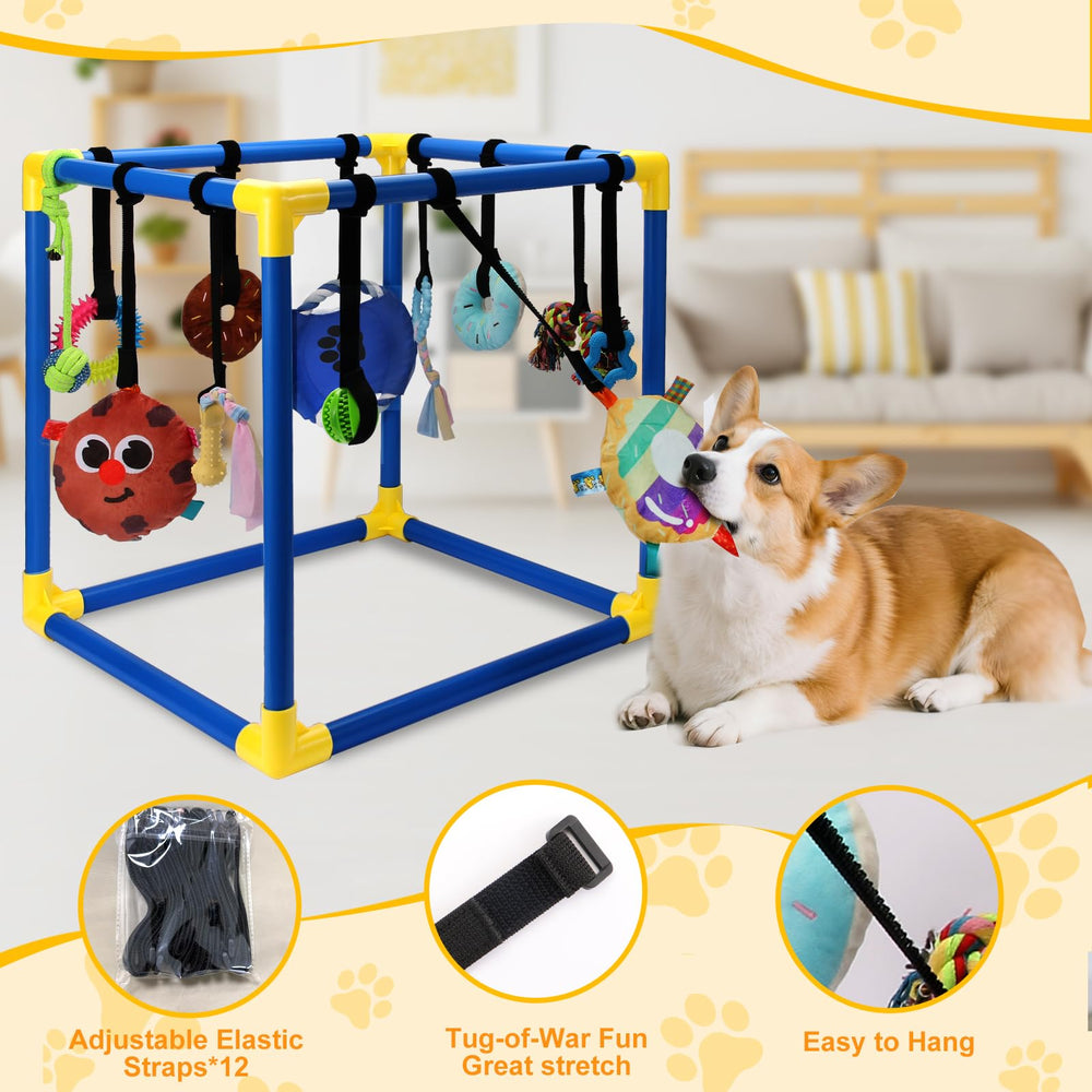VYNALTIX gros plan sur jouets en caoutchouc et polaire, durable et doux