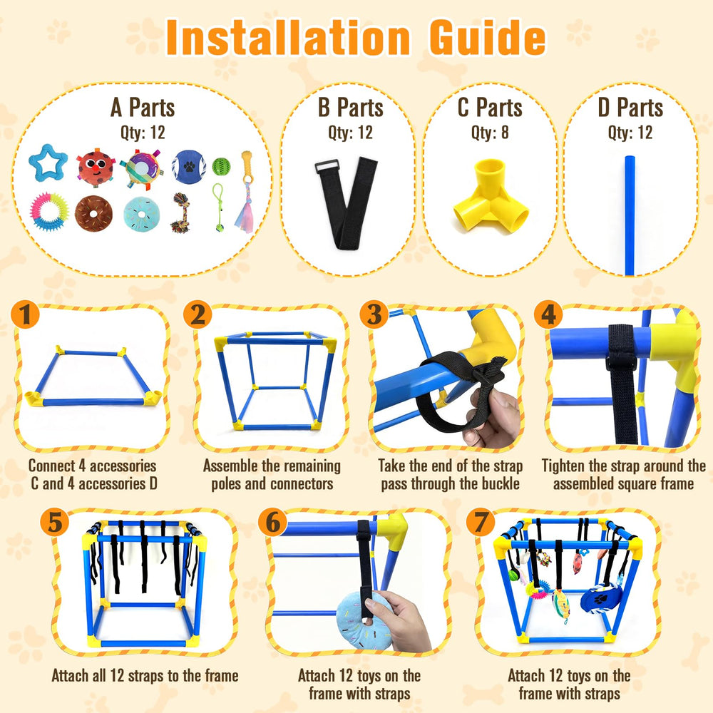 VYNALTIX assortiment de 12 jouets suspendus pour stimulation multisensorielle