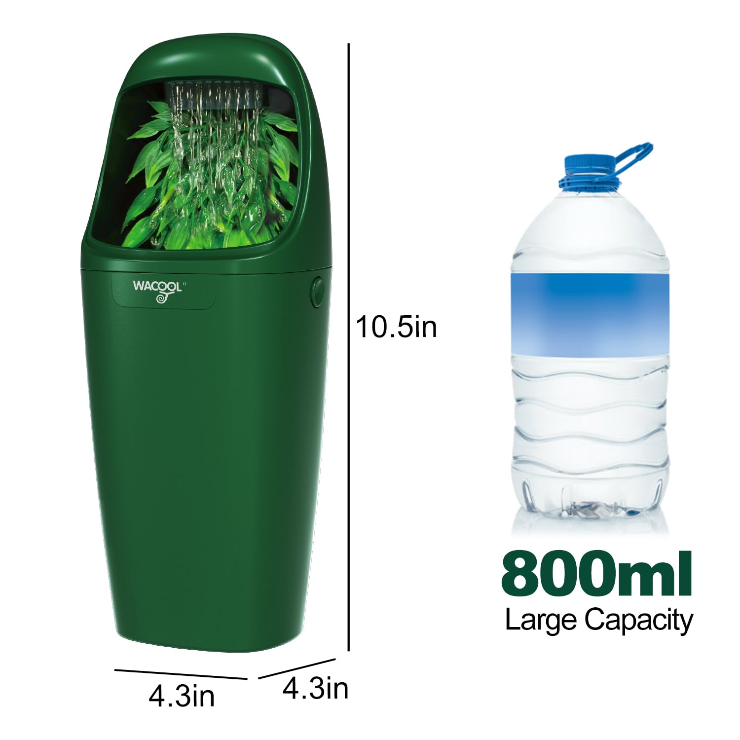 WACOOL TERRA gros plan pompe silencieuse, réduit stress animal