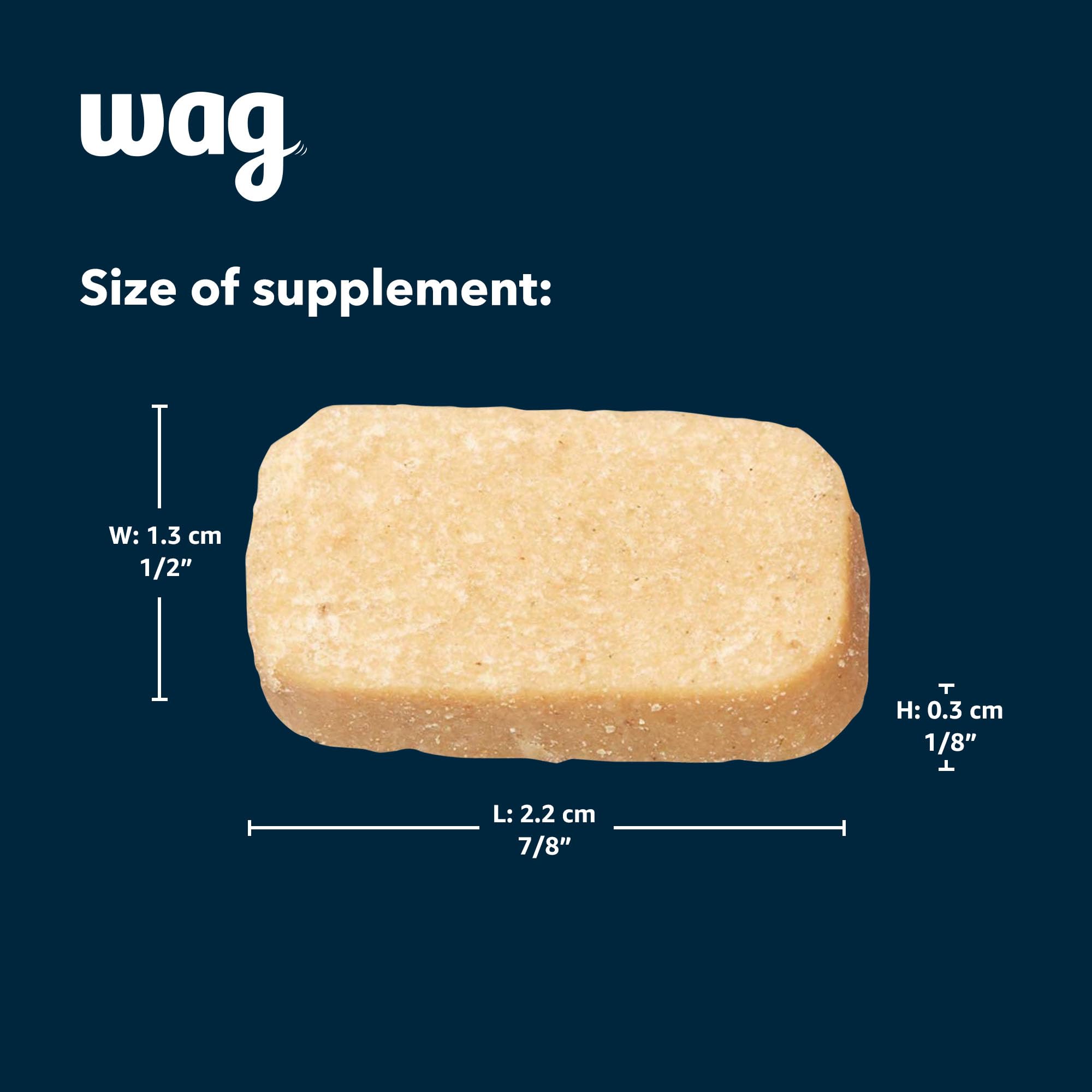 Comparaison taille WAG entre croquette et main humaine pour évaluer le dosage