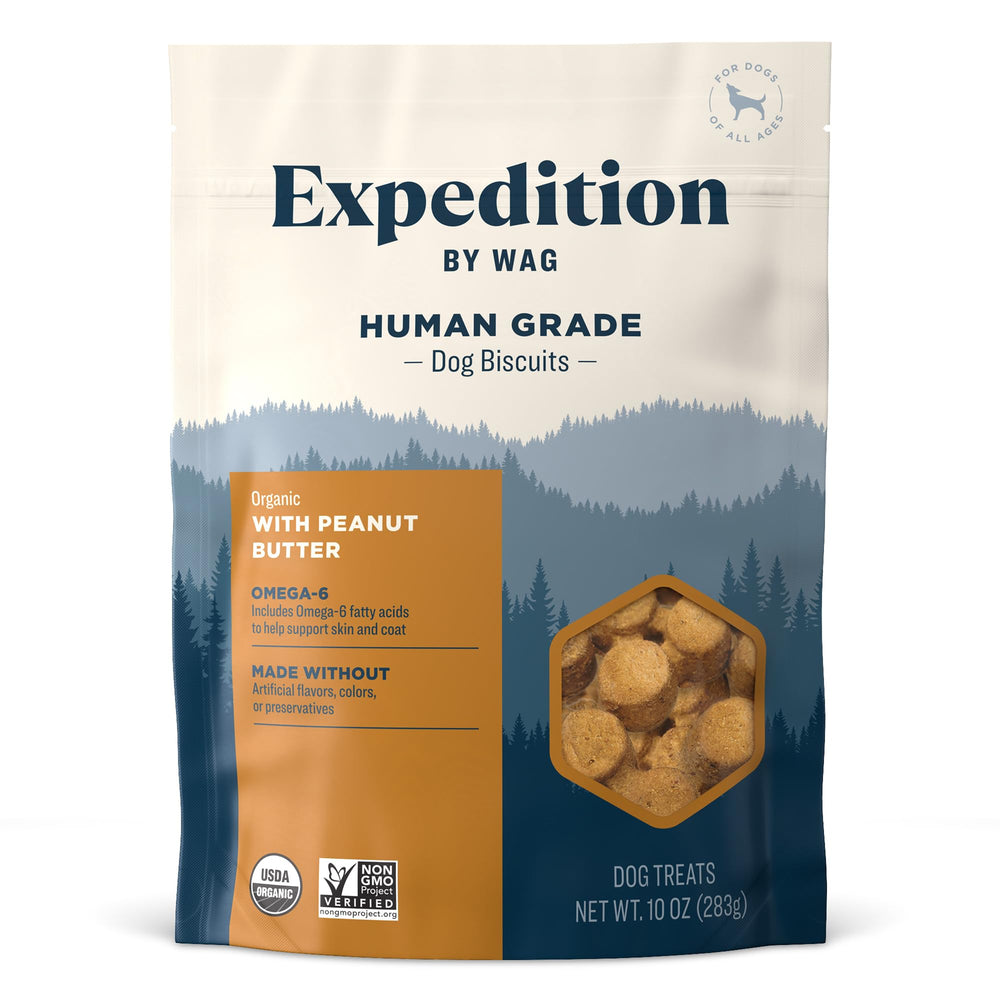WAG sachet face montrant l'emballage et la qualité human-grade