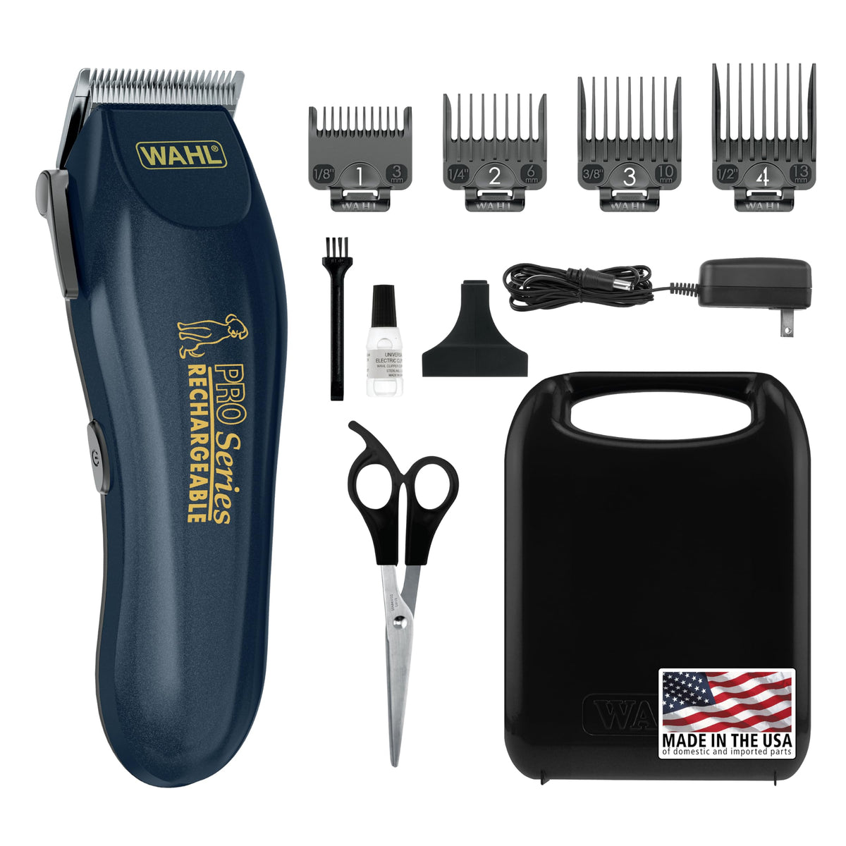 Wahl tondeuse face avant montrant la conception ergonomique et contrôle amélioré