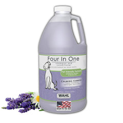 Wahl emballage avant montrant format 64 oz et bénéfice nettoyage complet