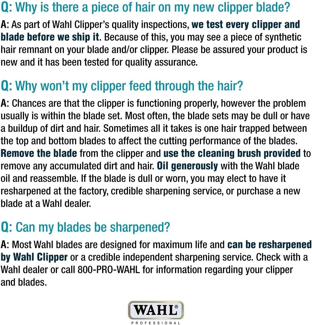 Wahl lame 4F comparaison d'échelle montrant longueur de coupe 8 mm