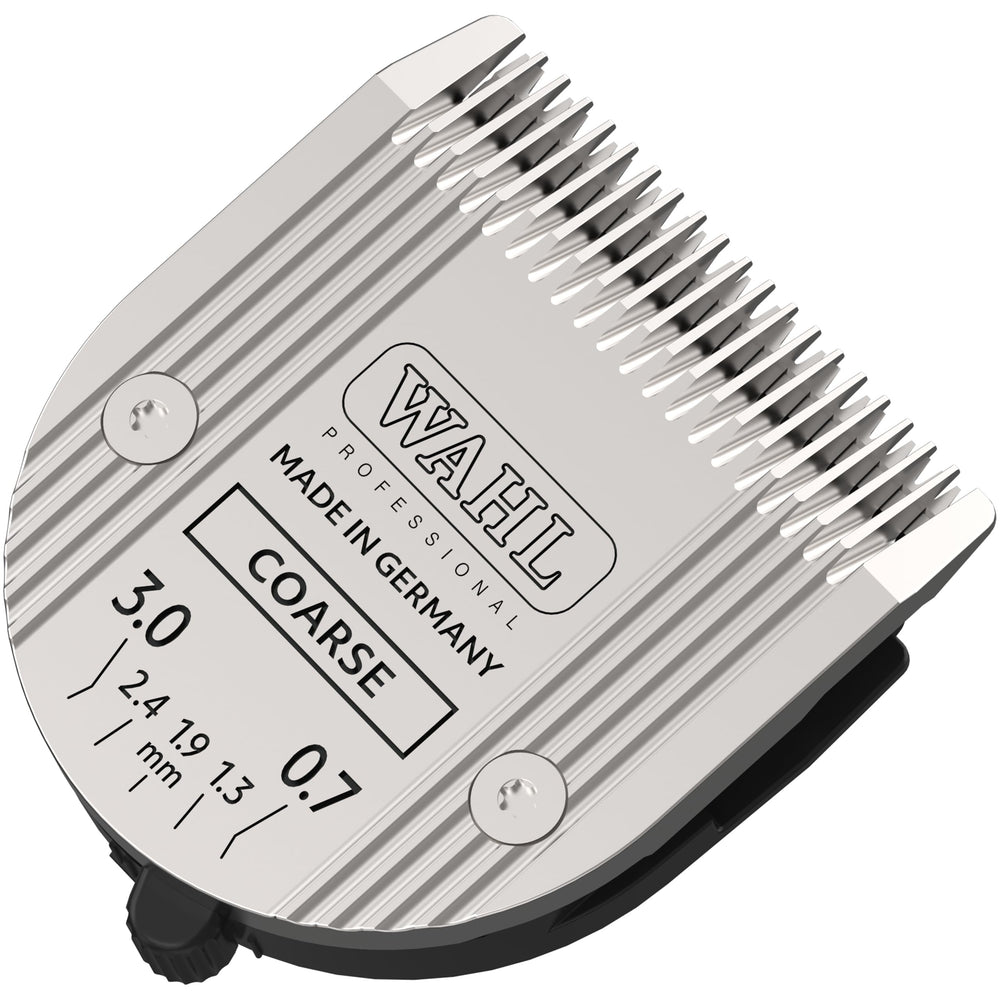 Wahl lame emballage avant montrant le produit et la compatibilité garantie