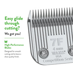 Wahl lame finition chrome illustrant protection contre la corrosion