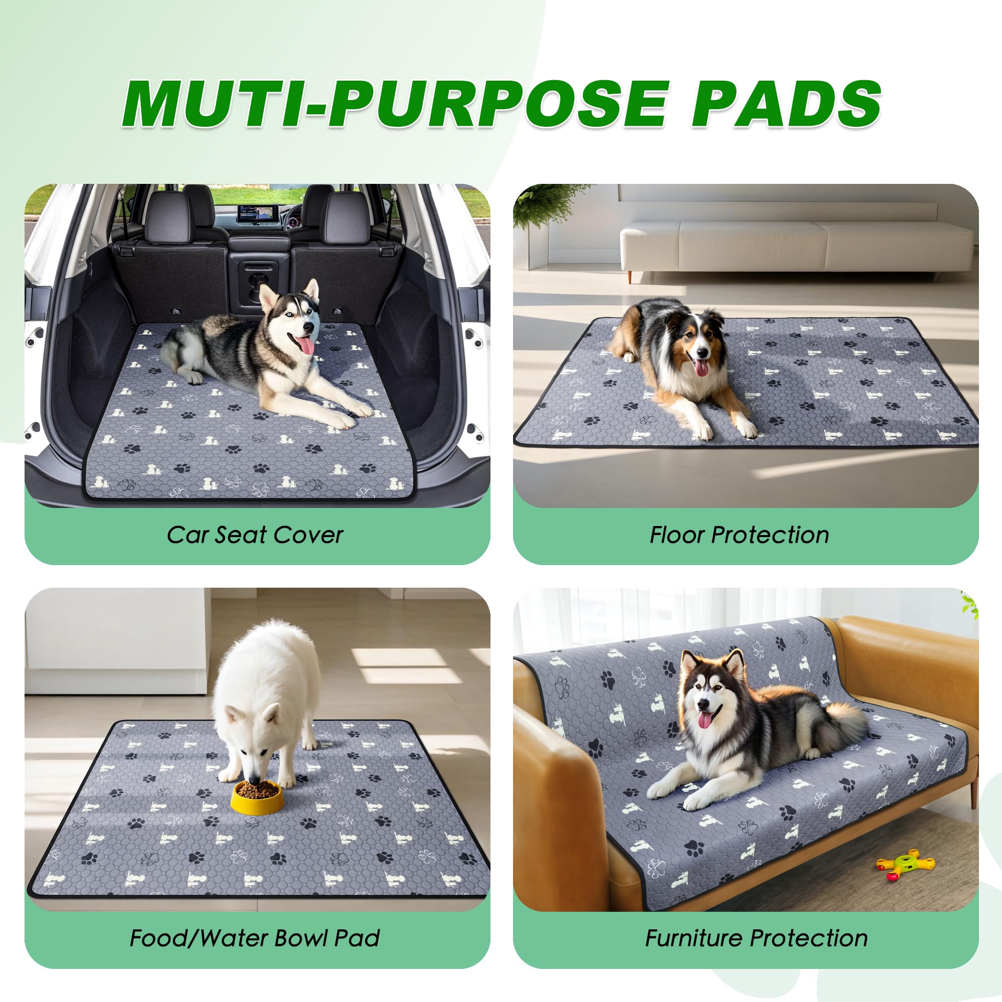 WanpeeGoo tapis utilisé par un chiot pour entraînement hygiénique