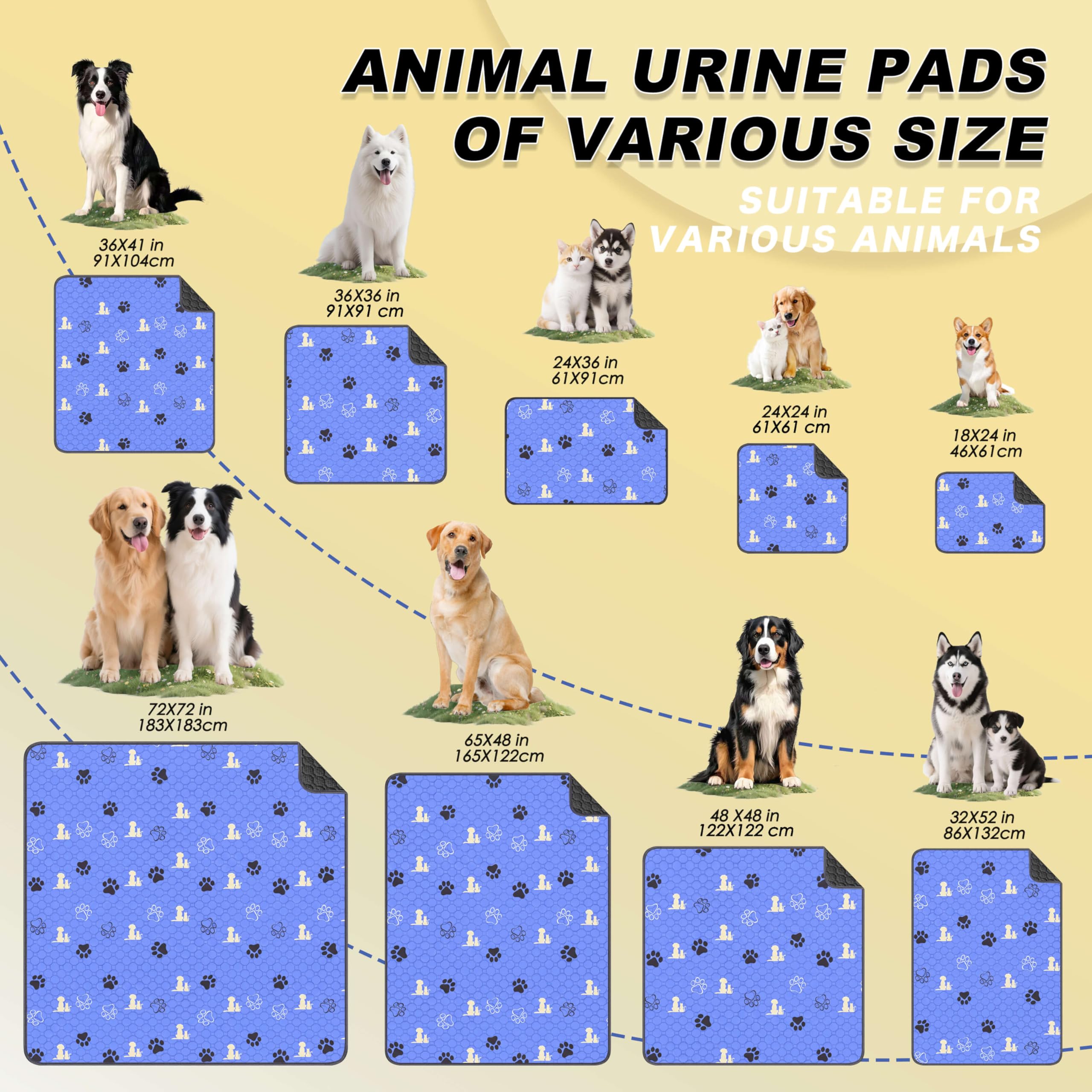 WanpeeGoo taille comparée à une main illustrant format 24x24 in