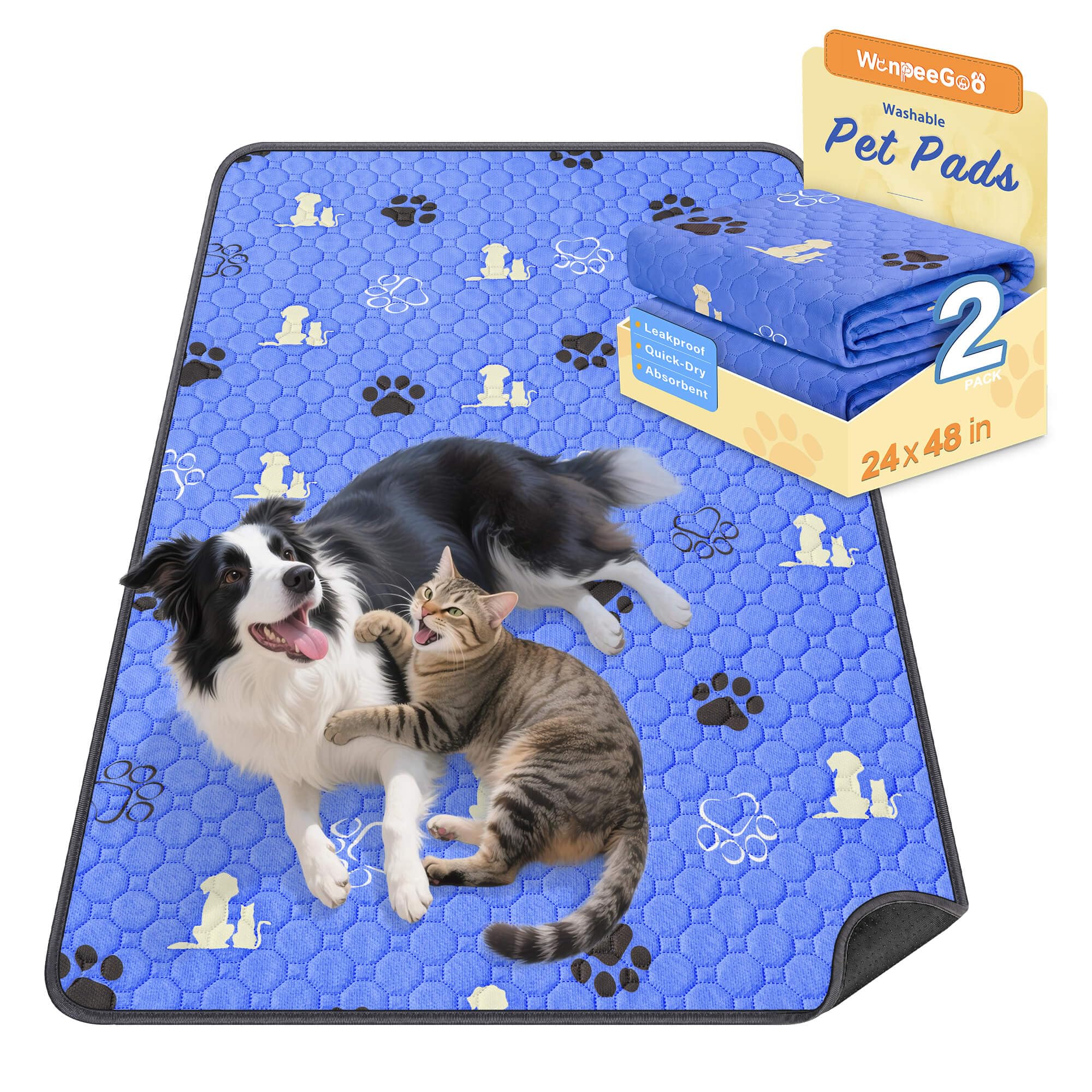 WanpeeGoo face avant du paquet montrant deux tapis et design pratique