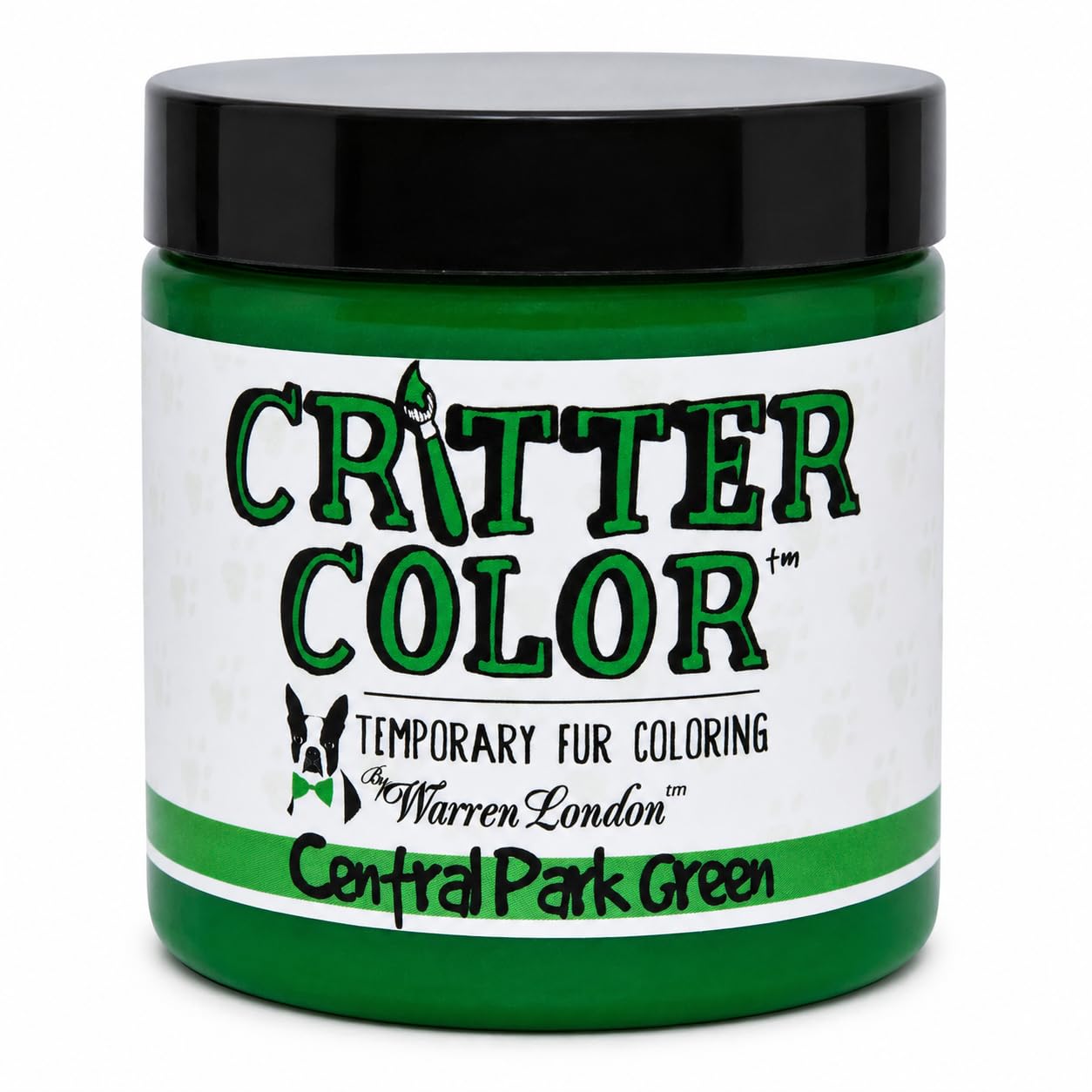Warren London emballage avant vert Central Park montrant couleur vive