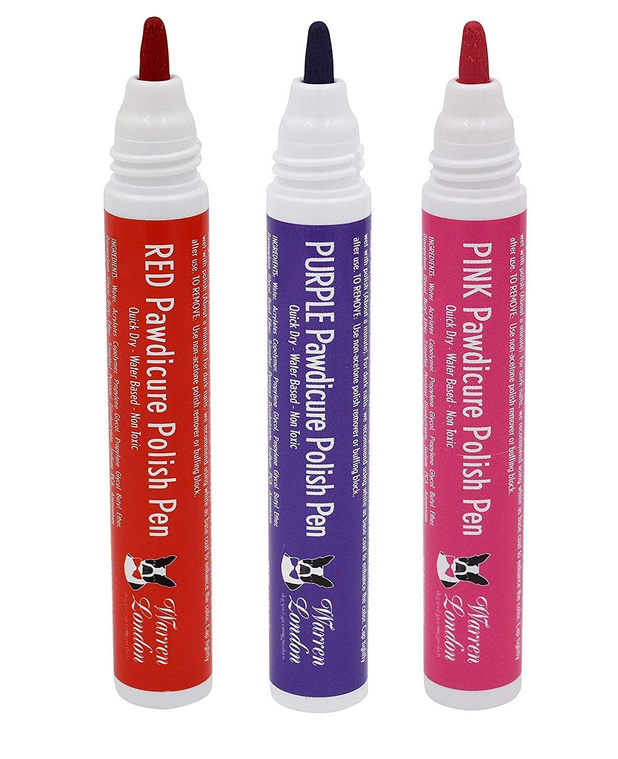 Warren London pack Core trois stylos vernis photo front améliore l’apparence