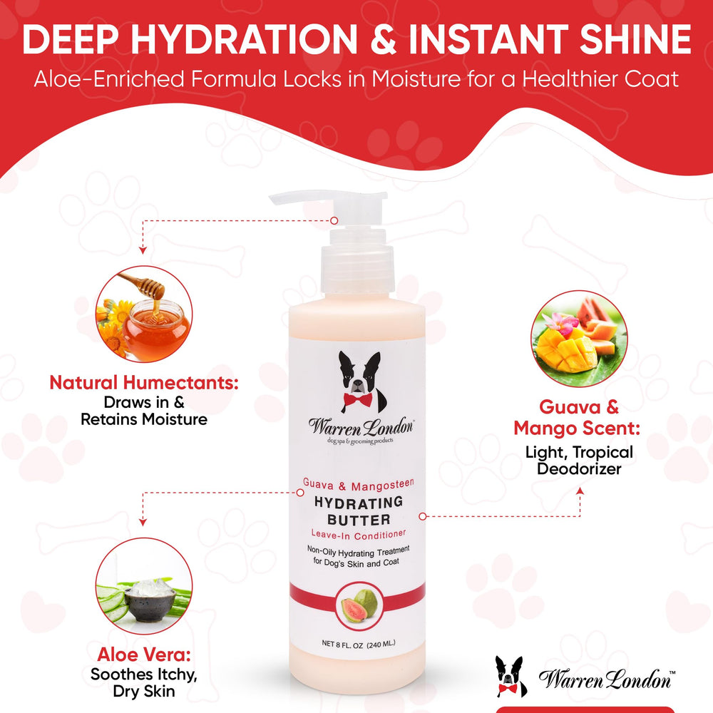 Warren London texture beurre hydratant en gros plan montre la consistance adoucissante