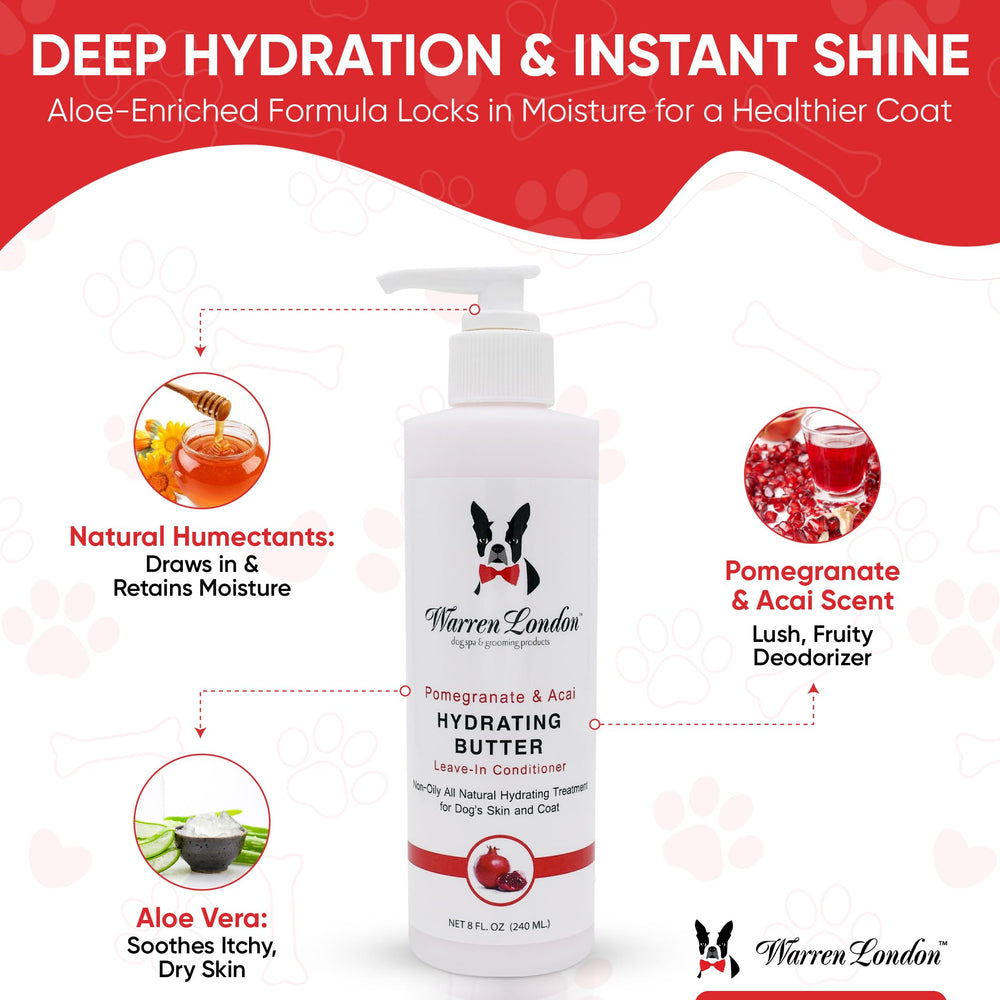 Warren London texture gros plan montrant la consistance riche, pour une hydratation efficace