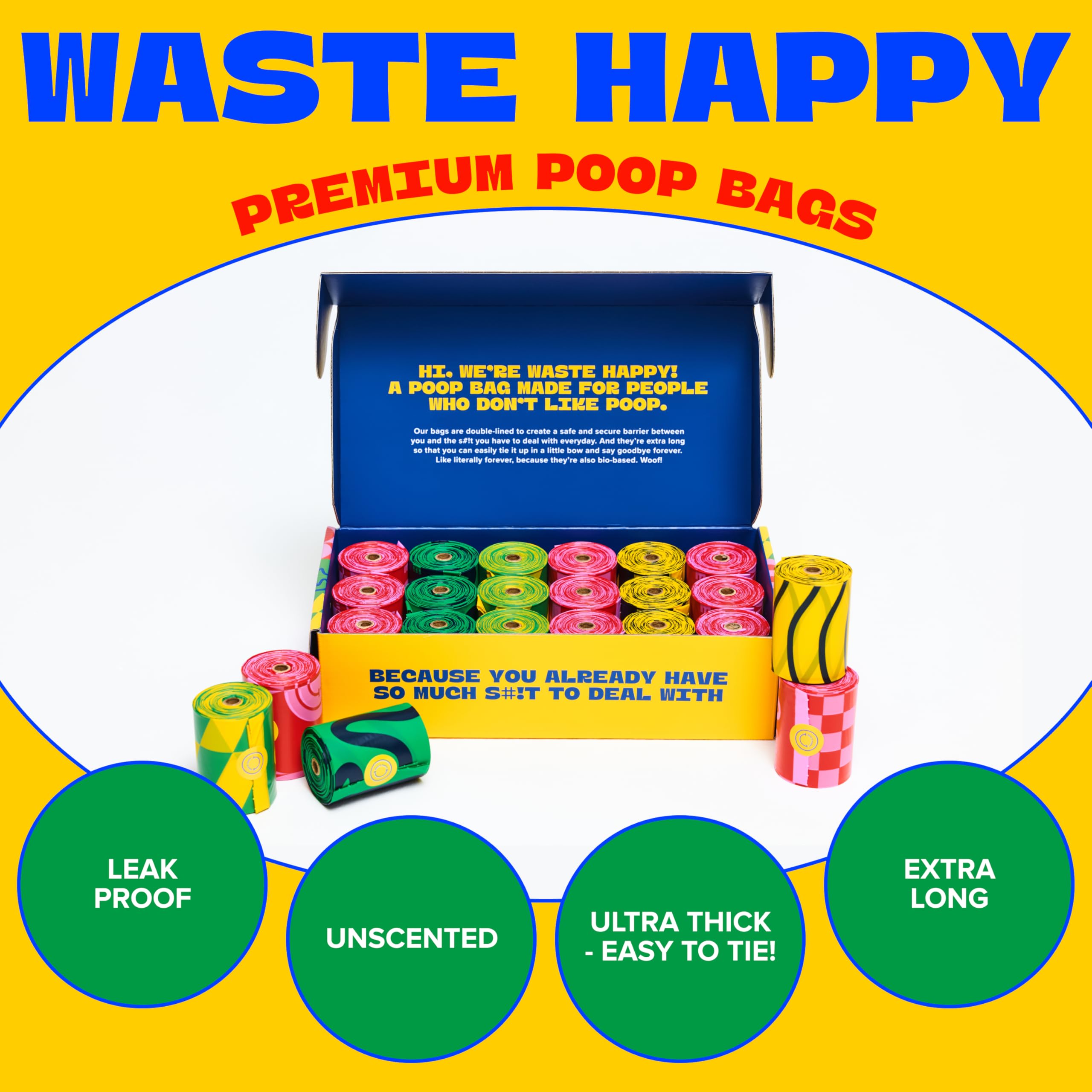 Waste Happy gros plan matière ultra-épaisse pour sécurité renforcée
