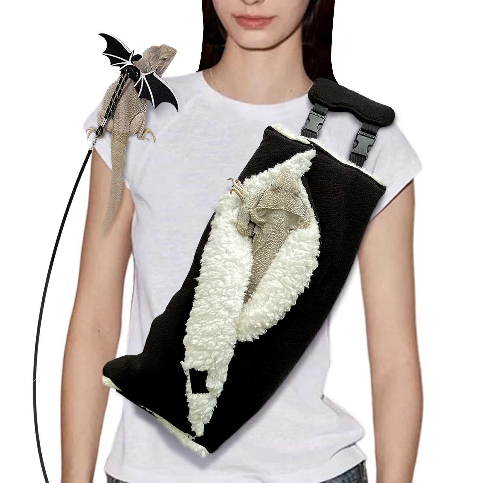 WATFOON porte-sling vue avant montrant le sac et son design confortable
