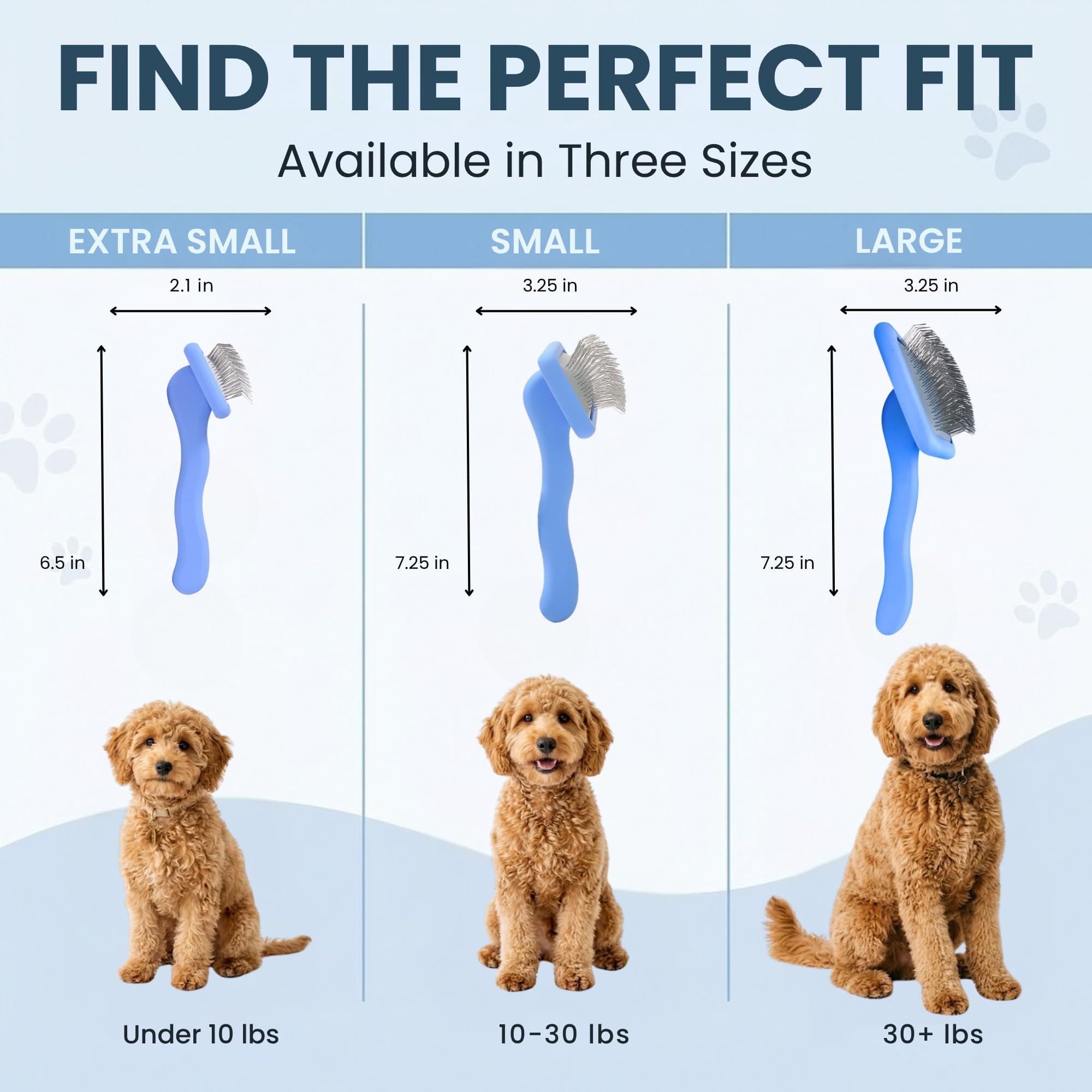 We Love Doodles angle des picots à 45° protégeant la peau