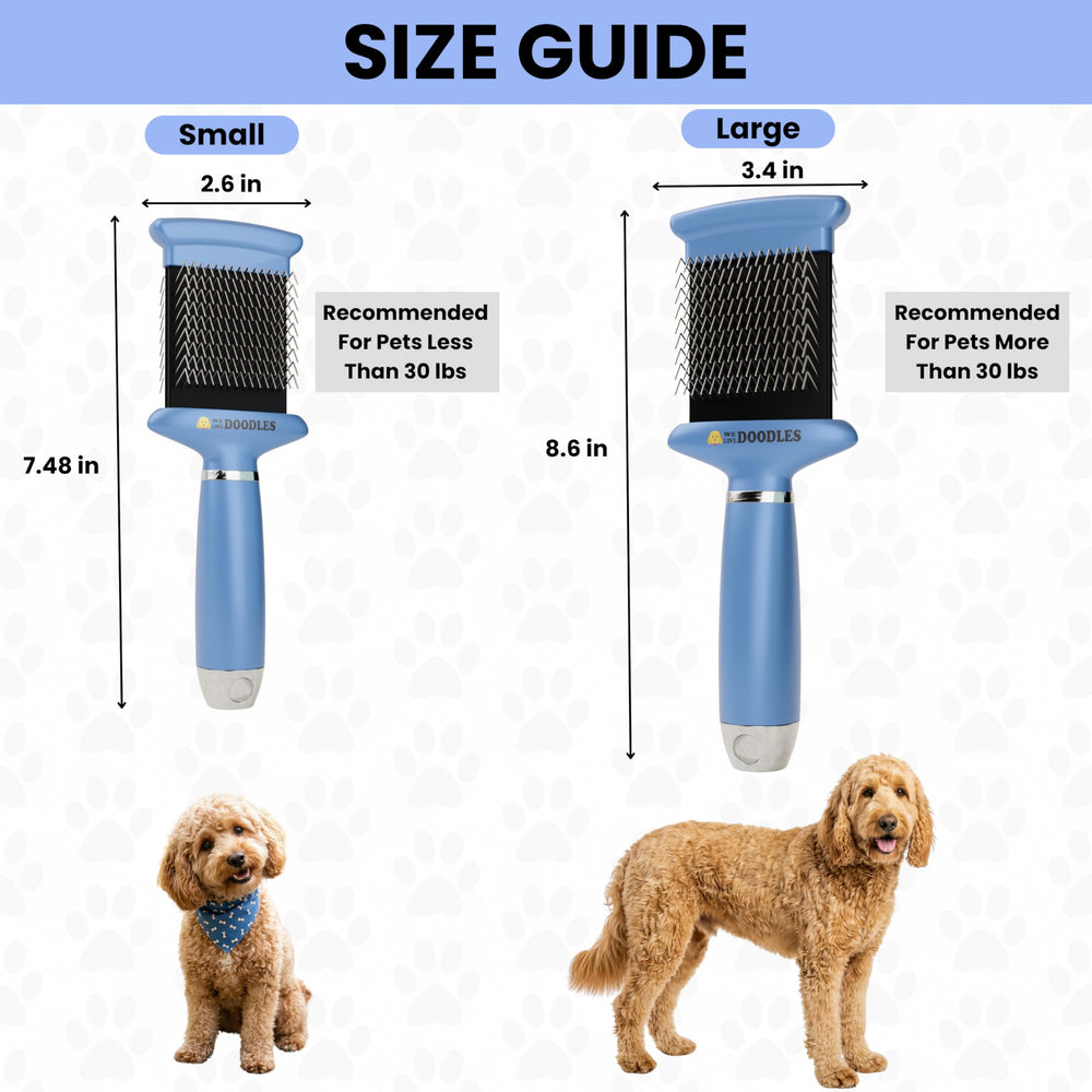 We Love Doodles démonstration de nettoyage et retrait des poils accumulés