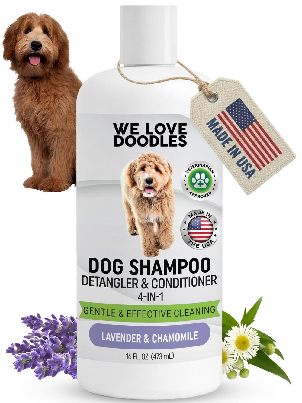 We Love Doodles vue avant de la bouteille, flacon pratique et ergonomique