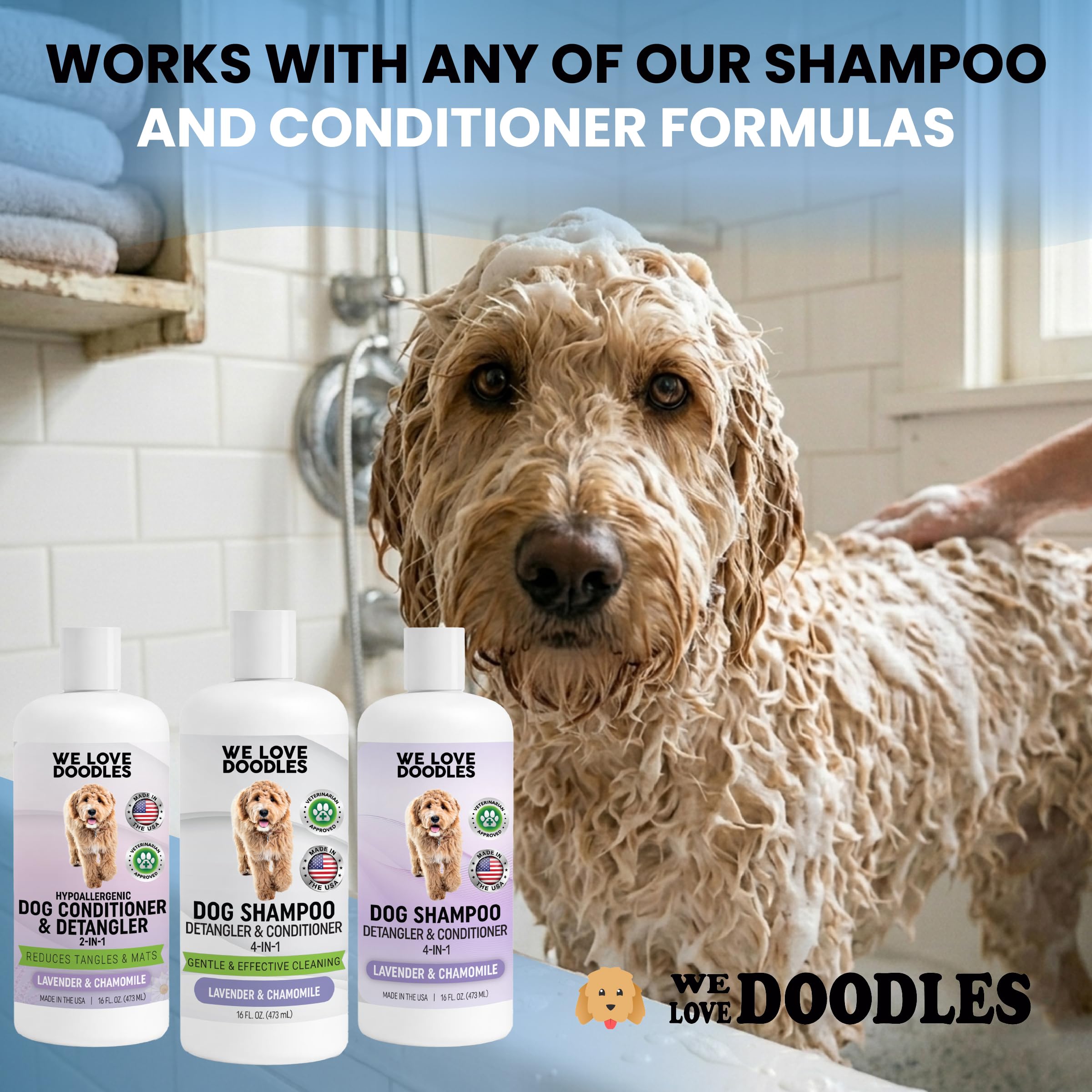 We Love Doodles flacon rempli prêt à l’emploi pour plusieurs bains