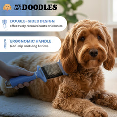 We Love Doodles gros plan des épingles inclinées pour démêler sans irriter