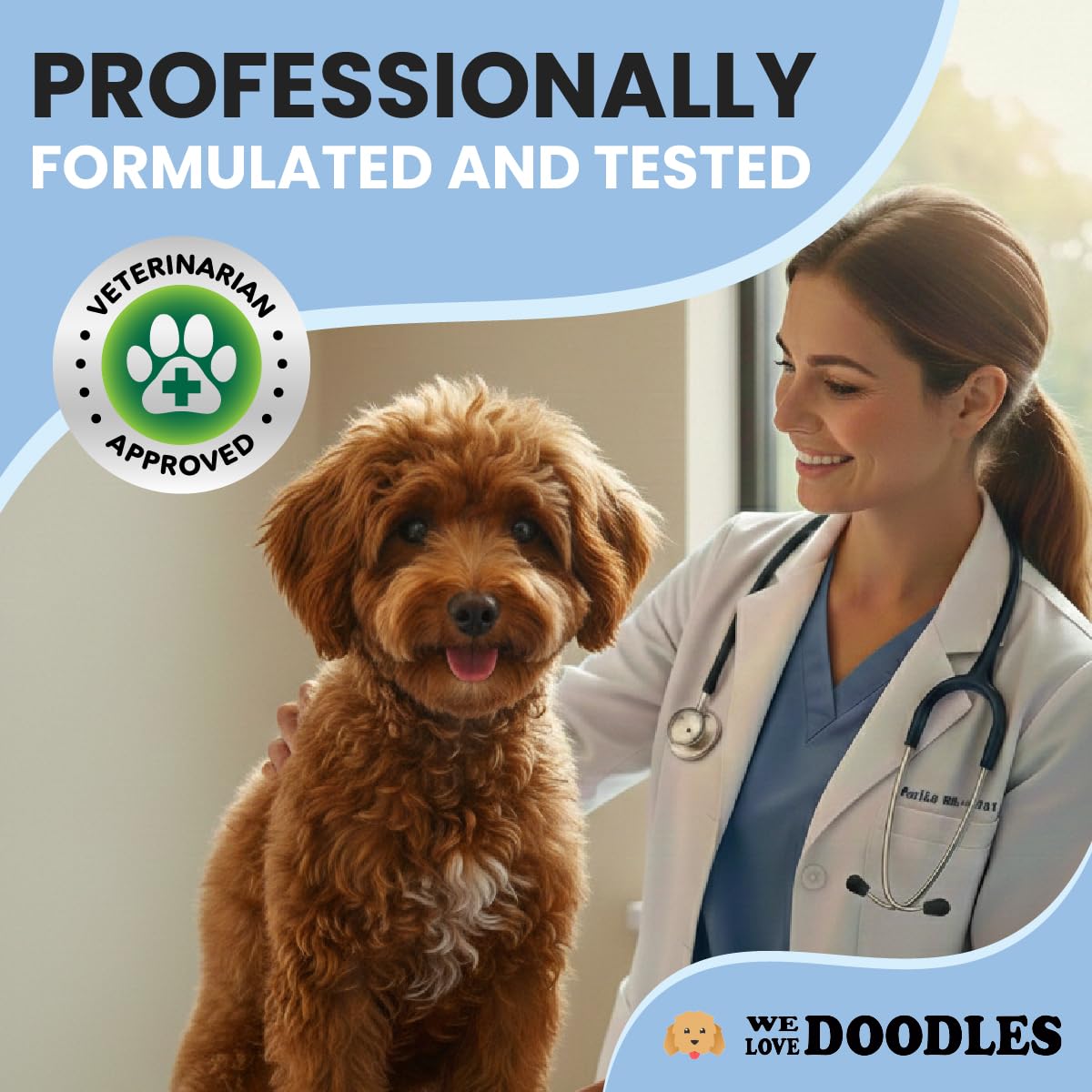 We Love Doodles paquet ouvert révélant lingettes épaisses prêtes à l'emploi