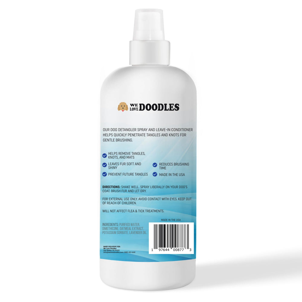 We Love Doodles résultat avant-après pelage lisse facilitant le toilettage