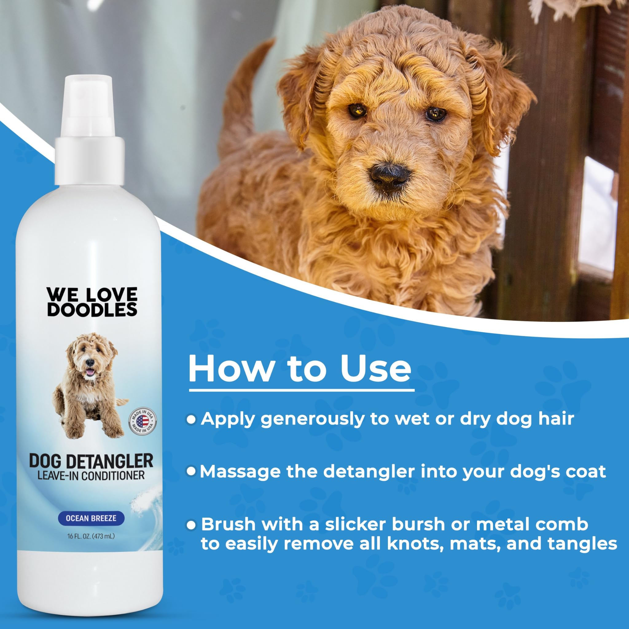 We Love Doodles nuage de spray montrant texture légère et action non grasse