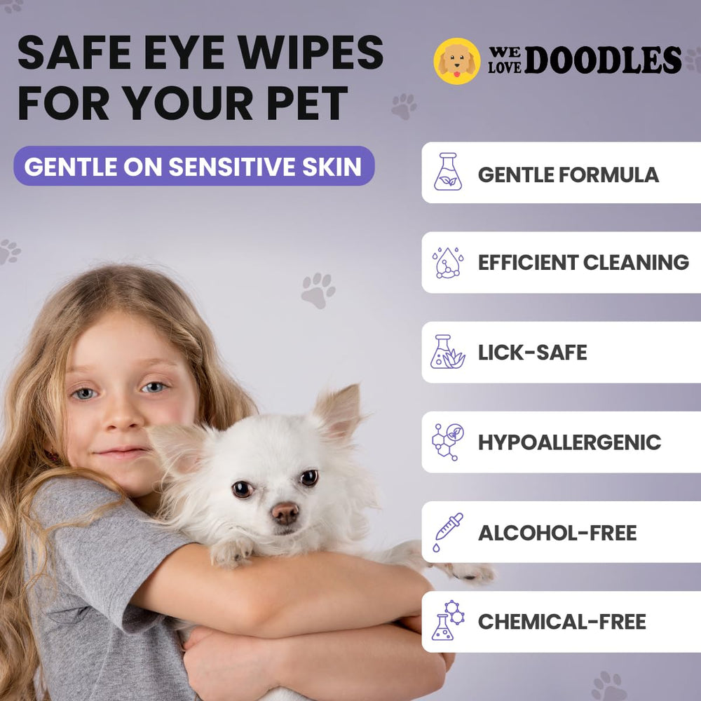 We Love Doodles gros plan sur texture du tampon, matériau doux pour peaux sensibles